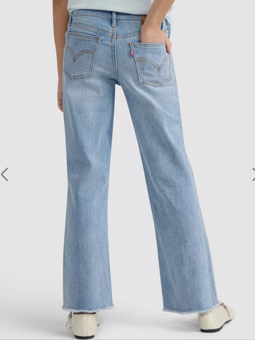 Girls LEVIS Wide Leg Pant - SIZE 5 REG - Picture 2 of 7